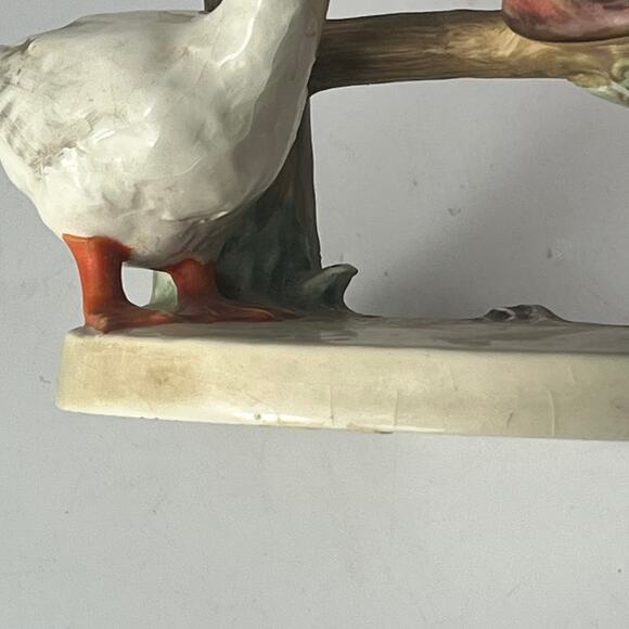 Goebel Hummel Barnyard Hero Figurine Little Boy Geese POOR #195 True Vtg Germany - Picture 13 of 14